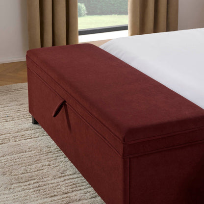 Windermere Storage Ottoman - Rust - DUSK
