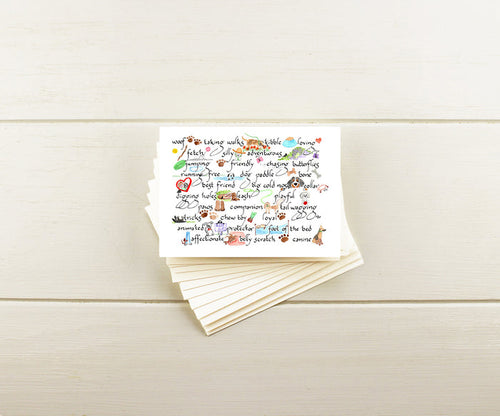 Woof Note Cards