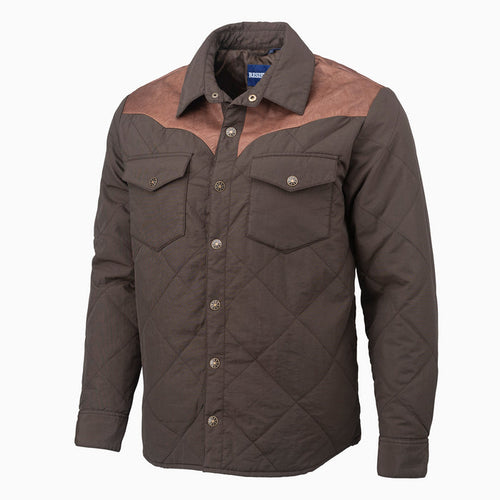 Work Shirt Jacket - Carob - RESISTOL Cowboy Hats