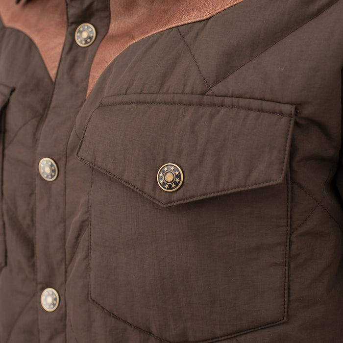 Work Shirt Jacket - Carob - RESISTOL Cowboy Hats