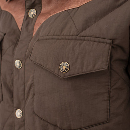 Work Shirt Jacket - Carob - RESISTOL Cowboy Hats