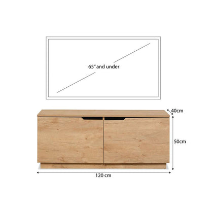 Zack Small Entertainment Unit - Natural